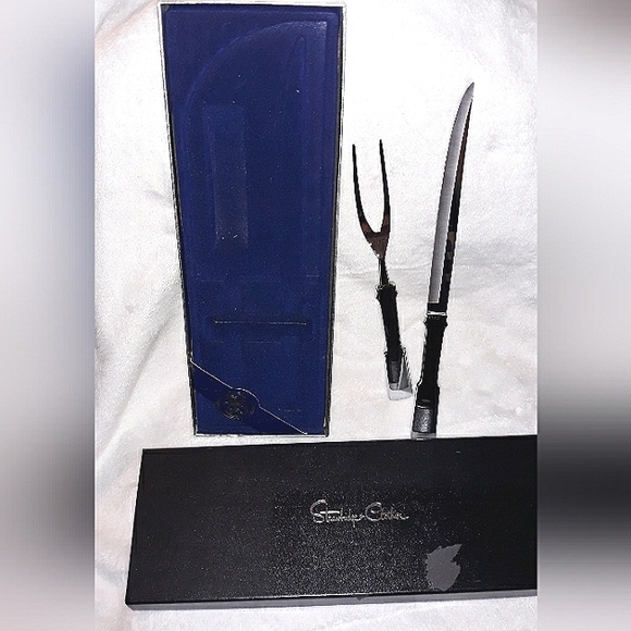 Towle Stainless Steel Carving Utensils (Fork & Knife) Vintage 2 Piece Set - Picture 10 of 16